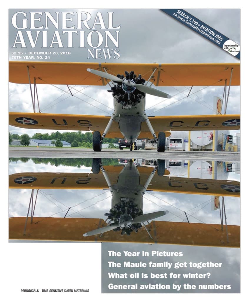 Cover of the December 20, 2018 edition of General Aviation News