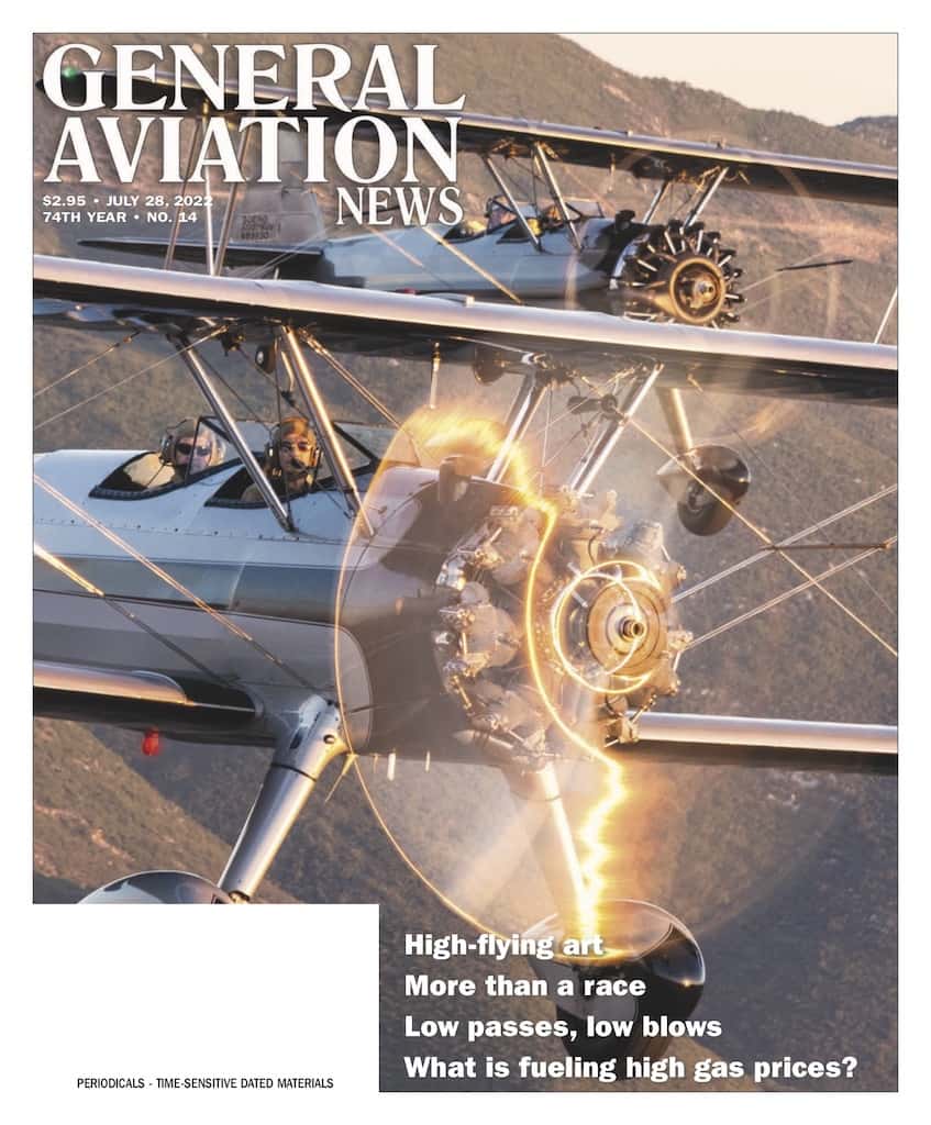 Cover of the July 28, 2022 edition of General Aviation News