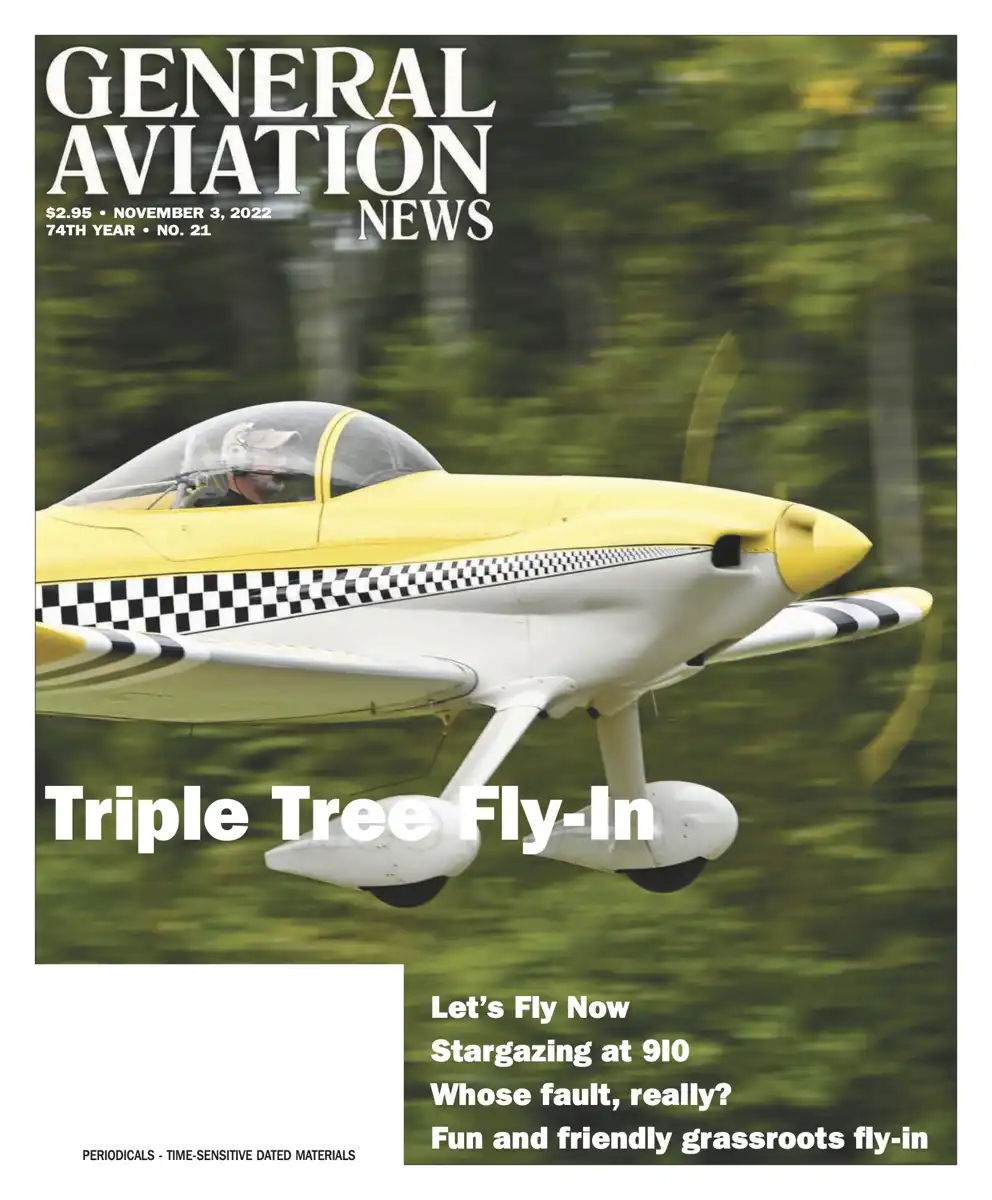 Cover of the November 3, 2022 edition of General Aviation News