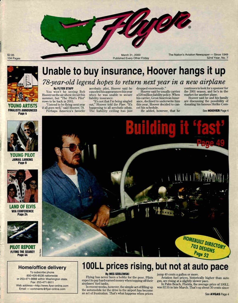 Cover of the March 31, 2000 edition of General Aviation News
