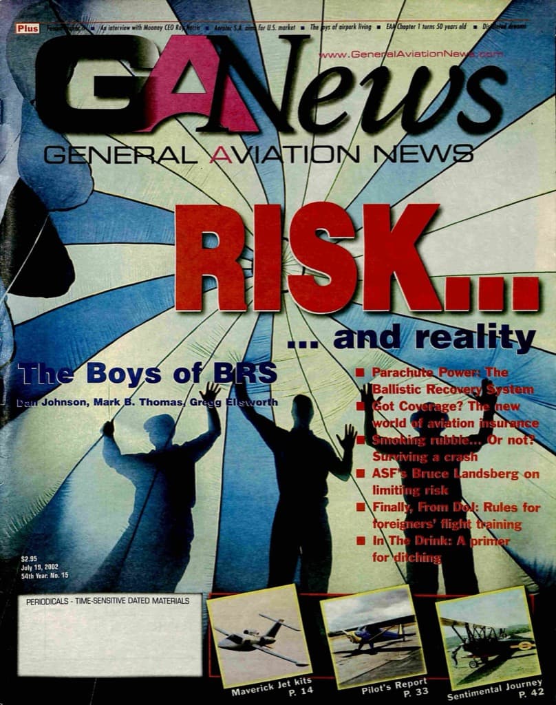 Cover of the July 6, 2002 edition of General Aviation News
