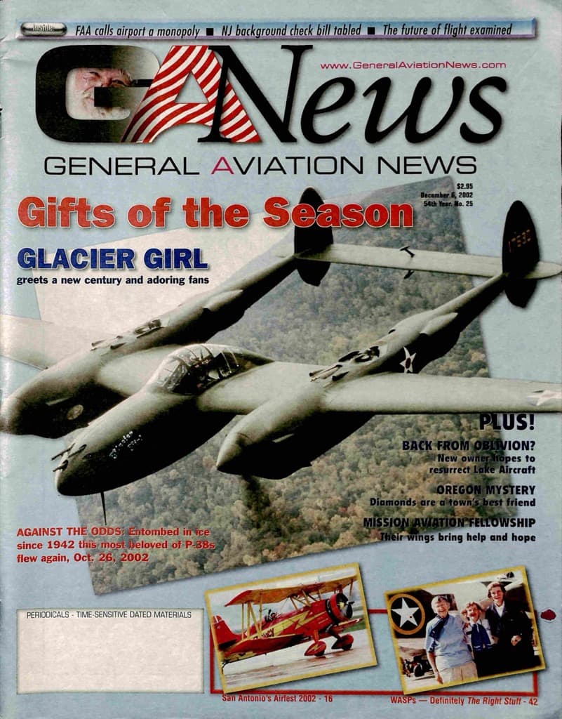 Cover of the December 6, 2002 edition of General Aviation News
