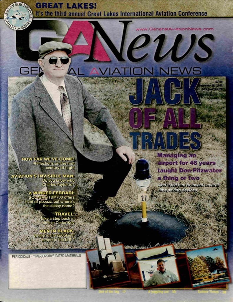 Cover of the December 20, 2002 edition of General Aviation News