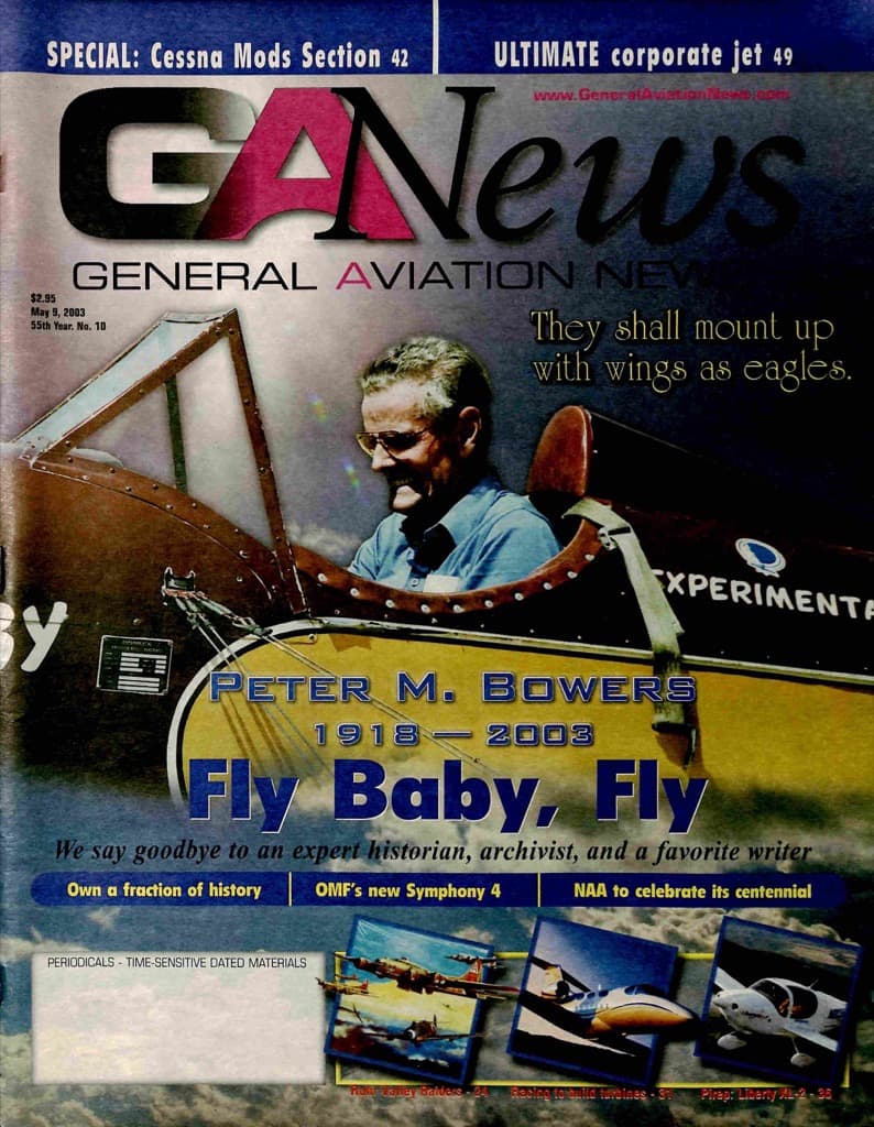 Cover of the May 9, 2003 edition of General Aviation News