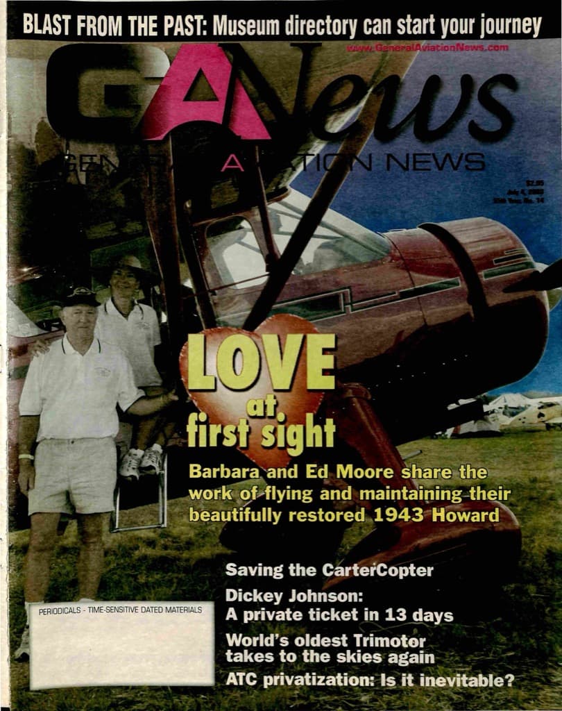 Cover of the July 4, 2003 edition of General Aviation News