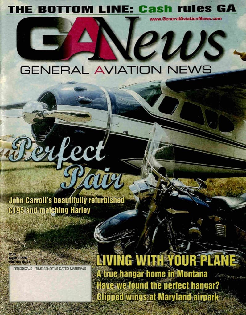 Cover of the August 1, 2003 edition of General Aviation News