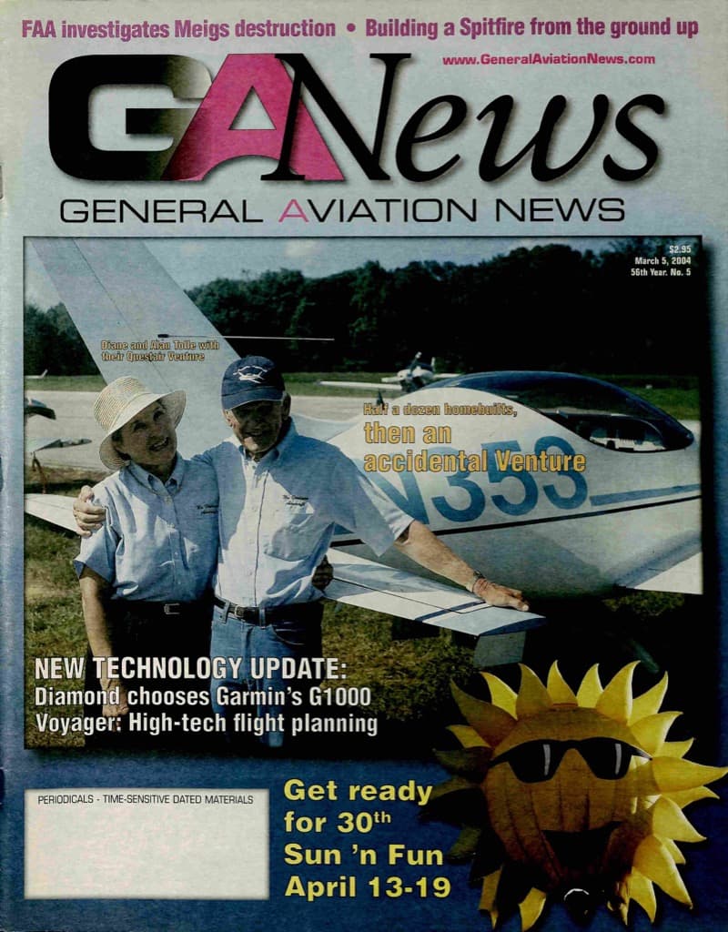 Cover of the March 5, 2004 edition of General Aviation News