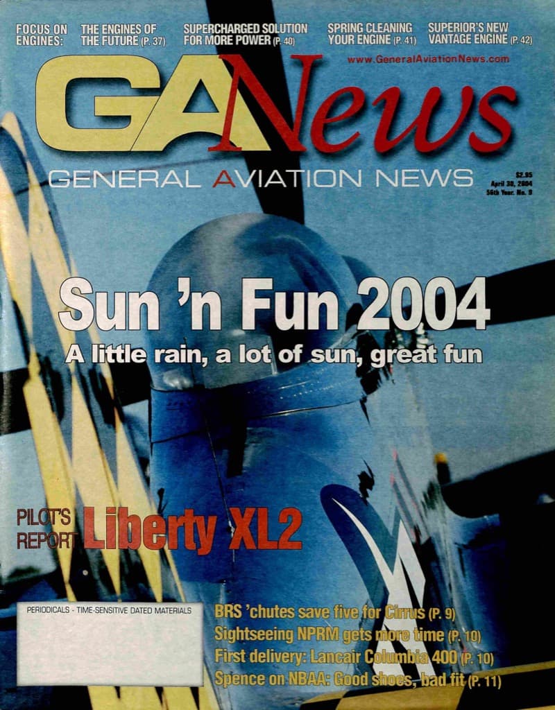 Cover of the April 30, 2004 edition of General Aviation News