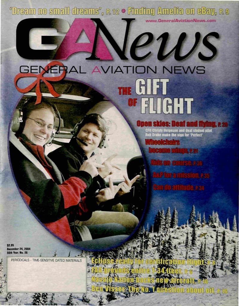 Cover of the December 24, 2004 edition of General Aviation News