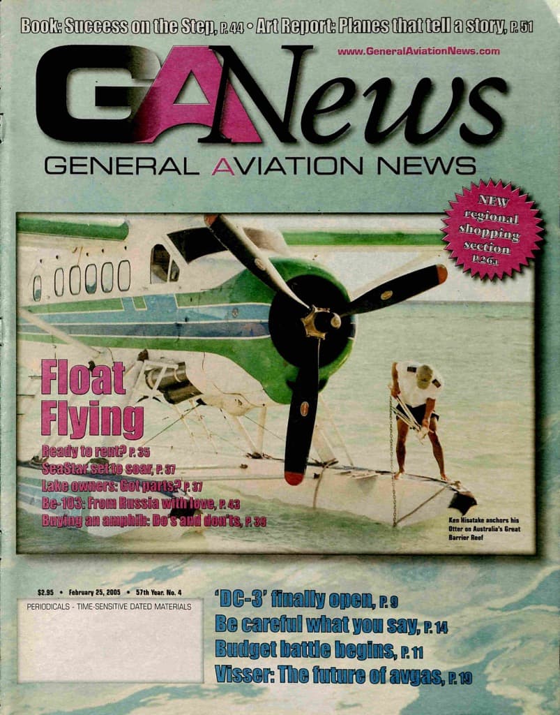Cover of the February 25, 2005 edition of General Aviation News