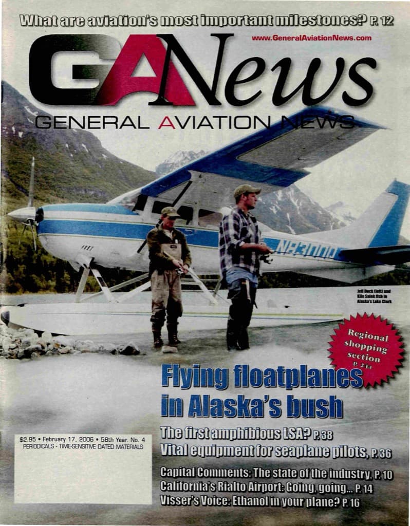 Cover of the February 17, 2006 edition of General Aviation News