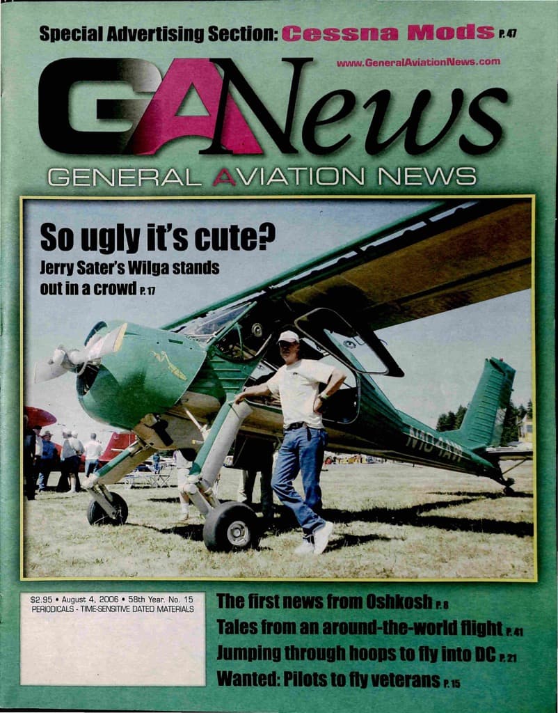 Cover of the August 4, 2006 edition of General Aviation News