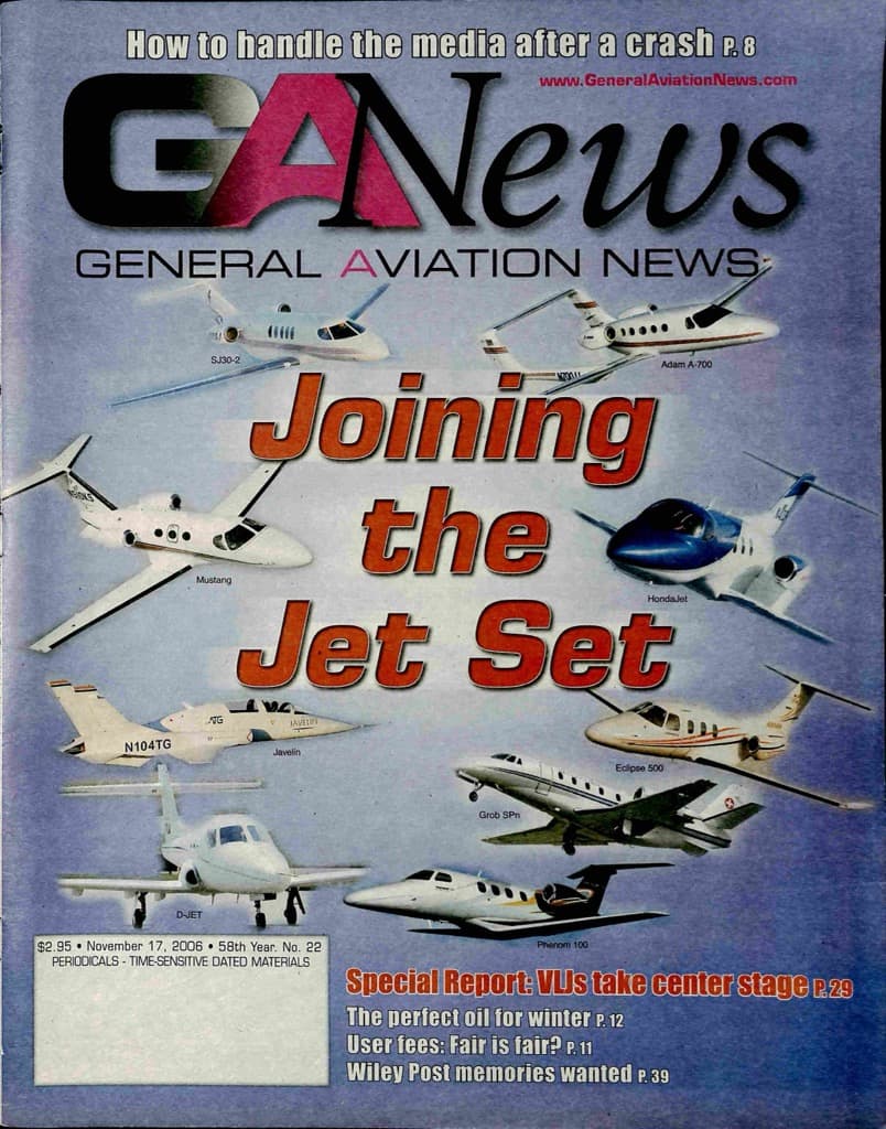 Cover of the November 17, 2006 edition of General Aviation News