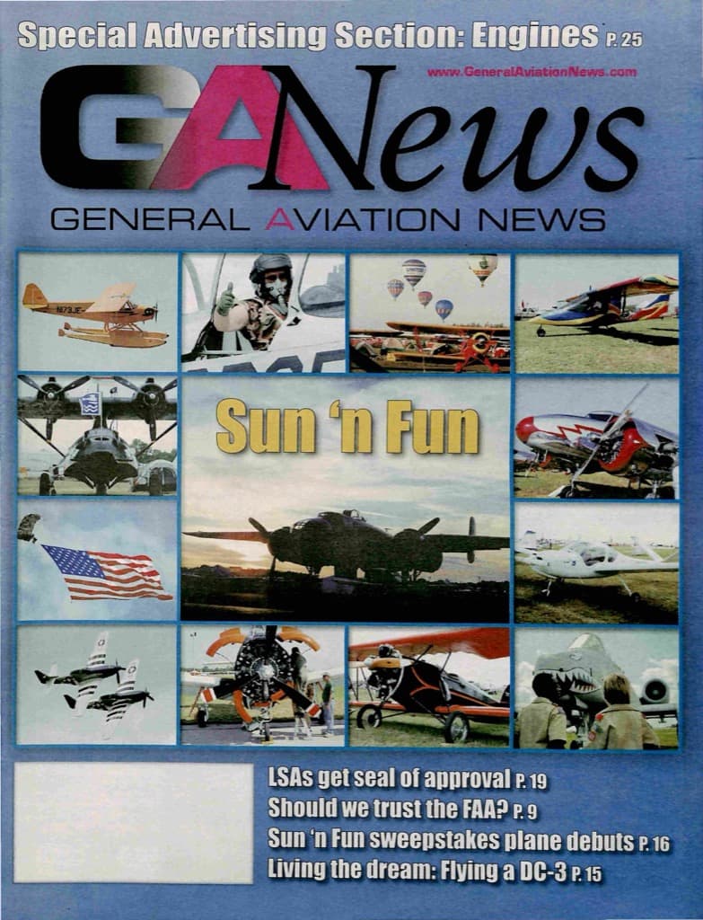 Cover of the May 4, 2007 edition of General Aviation News