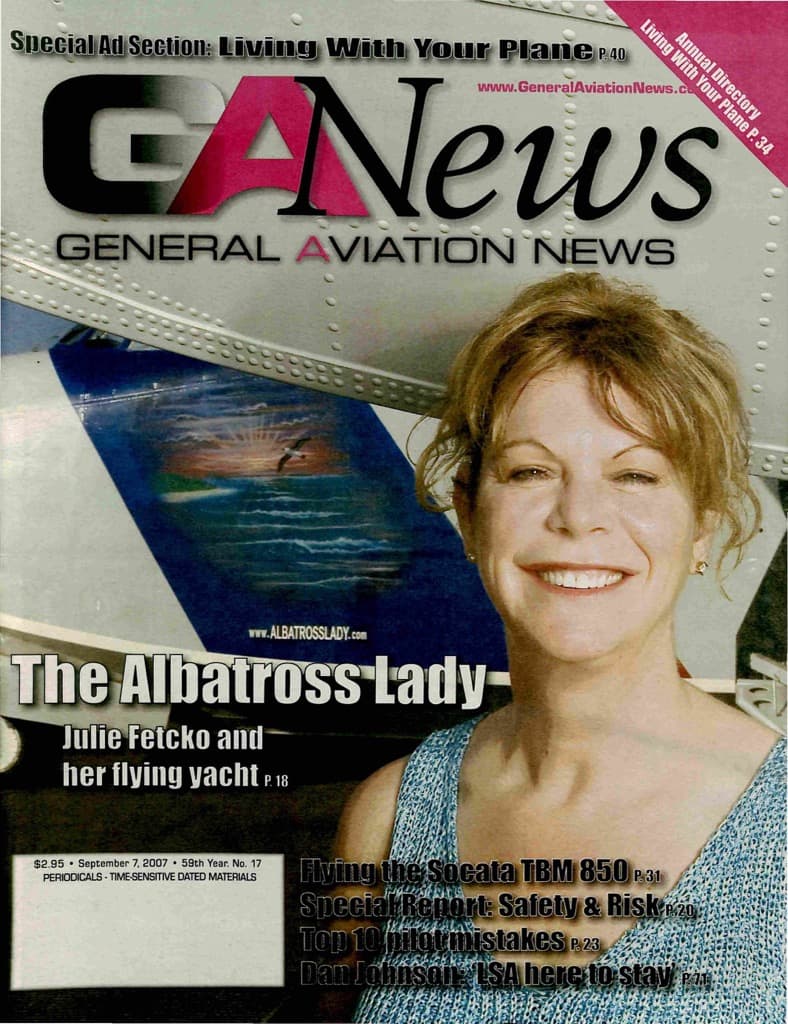 Cover of the September 7, 2007 edition of General Aviation News