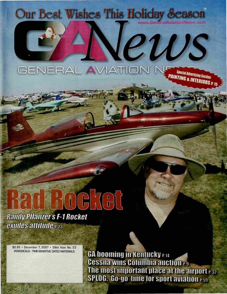 Cover of the December 7, 2007 edition of General Aviation News